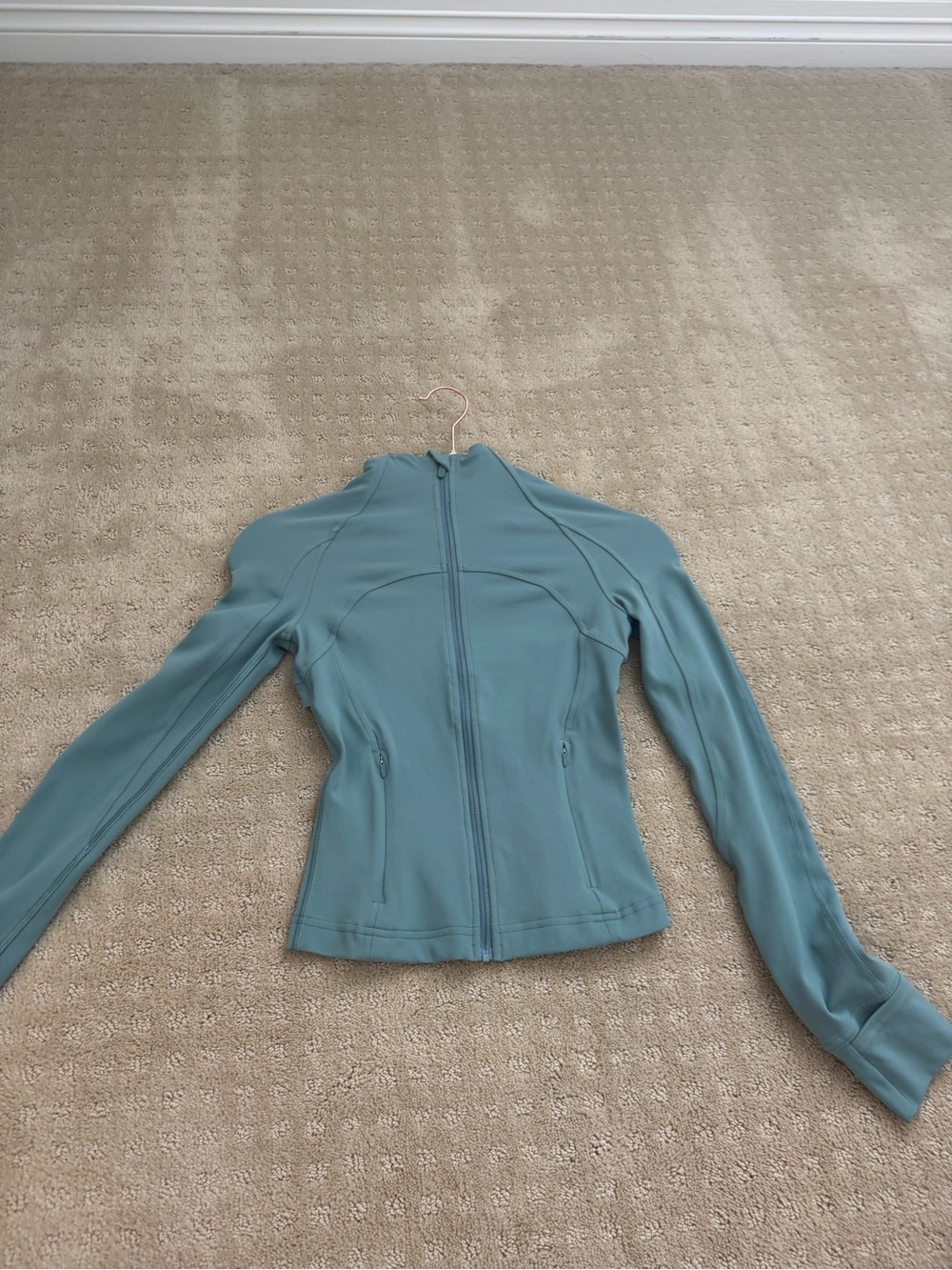lululemon athletica Teal Zip-Up Jacket